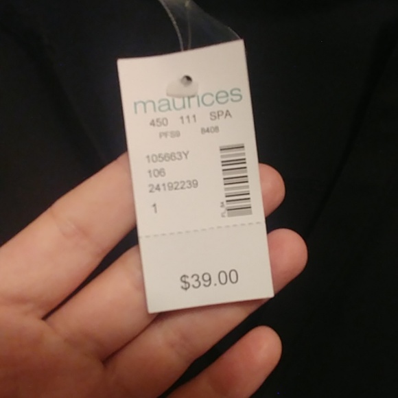 Maurices black blouse - Picture 2 of 4